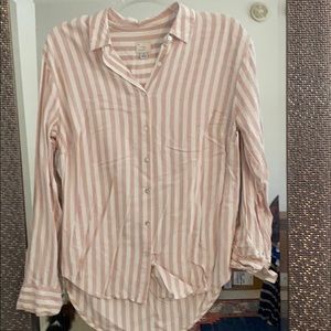 Soft pink button down